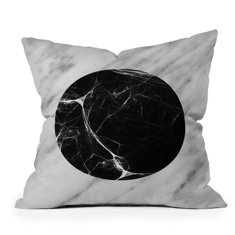 Emanuela Carratoni Marble Eclipse Outdoor Throw Pillow