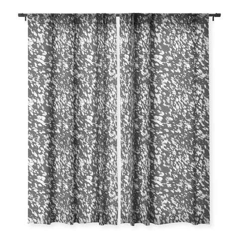Emanuela Carratoni Monochromatic Stains Sheer Window Curtain
