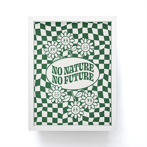 Emanuela Carratoni No Nature No Future Framed Mini Art Print