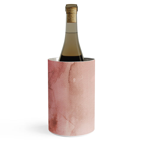 Emanuela Carratoni Peach Fuzz Painting Wine Chiller