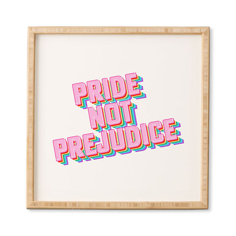 Emanuela Carratoni Pride not Prejudice Framed Wall Art