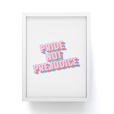 Emanuela Carratoni Pride not Prejudice Framed Mini Art Print
