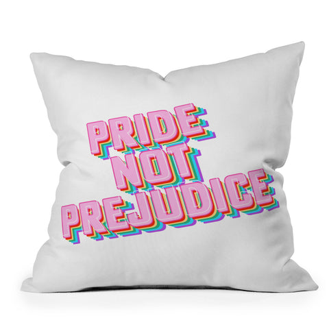 Emanuela Carratoni Pride not Prejudice Outdoor Throw Pillow