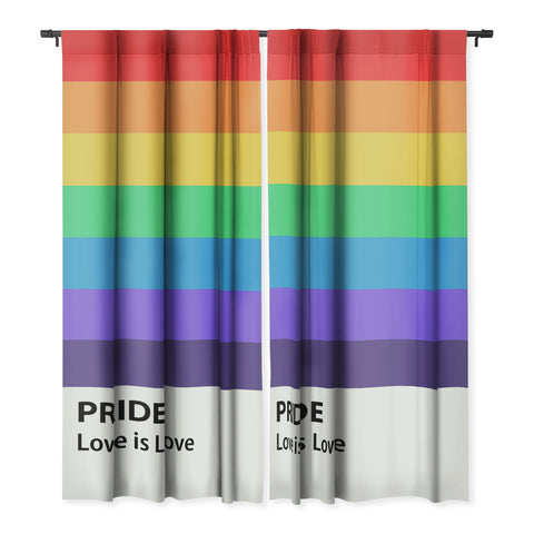 Emanuela Carratoni Pride Rainbow Flag Blackout Non Repeat