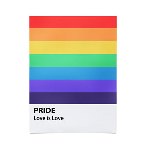 Emanuela Carratoni Pride Rainbow Flag Poster