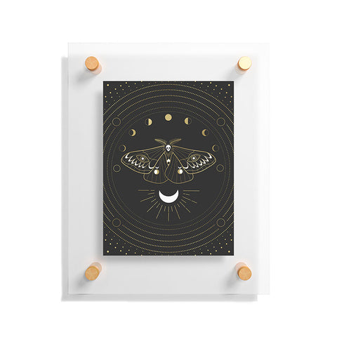 Emanuela Carratoni The Moon Moth Floating Acrylic Print