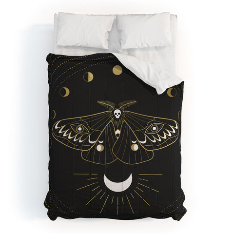 Emanuela Carratoni The Moon Moth Comforter