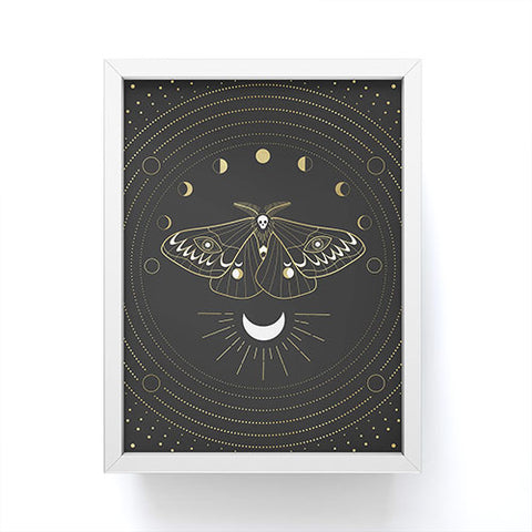 Emanuela Carratoni The Moon Moth Framed Mini Art Print