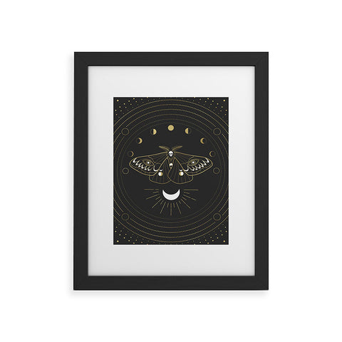 Emanuela Carratoni The Moon Moth Framed Art Print