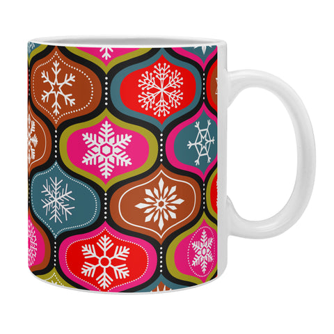 Emanuela Carratoni Vintage Christmas Geometry Coffee Mug