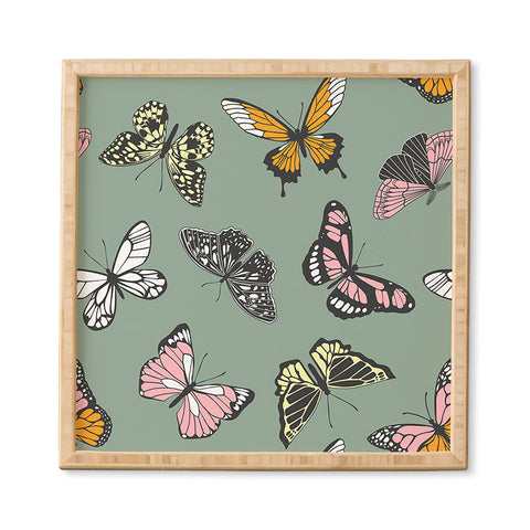 Emanuela Carratoni Wild Butterflies Framed Wall Art