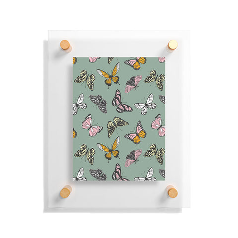 Emanuela Carratoni Wild Butterflies Floating Acrylic Print