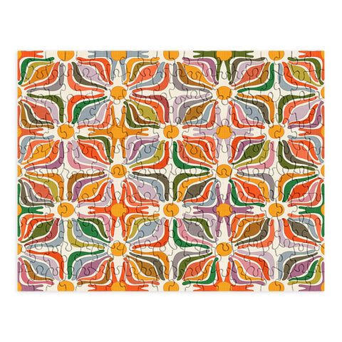 evamatise Abstract Flowers Summer Holiday Puzzle