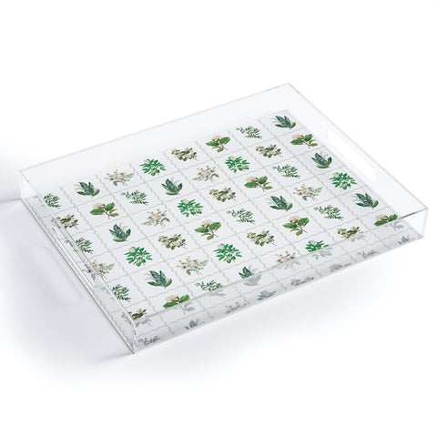 Evanjelina & Co Botanical Collection Pattern 1 Acrylic Tray