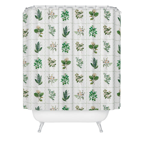 Evanjelina & Co Botanical Collection Pattern 1 Shower Curtain