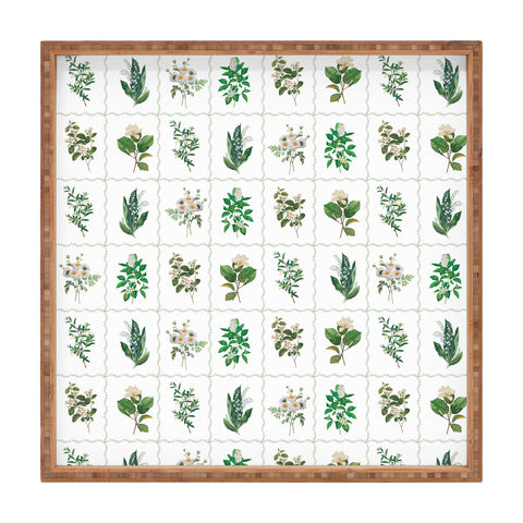 Evanjelina & Co Botanical Collection Pattern 1 Square Tray