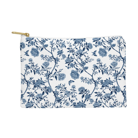 Evanjelina & Co Chinoiserie Classic Blue Pouch