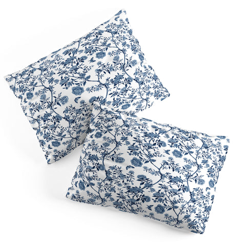 Evanjelina & Co Chinoiserie Classic Blue Pillow Shams