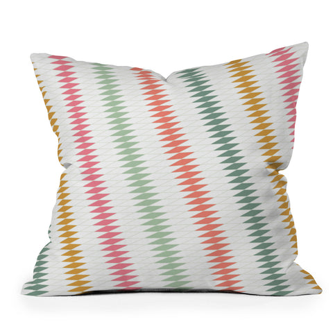 Fimbis Festive Stripes Outdoor Throw Pillow