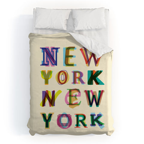 Fimbis New York New York Duvet Cover