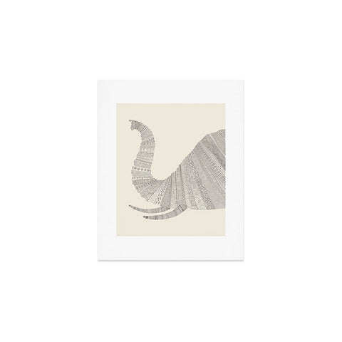 Florent Bodart Elephant Beige Art Print