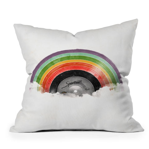 Florent Bodart Rainbow Classics Outdoor Throw Pillow