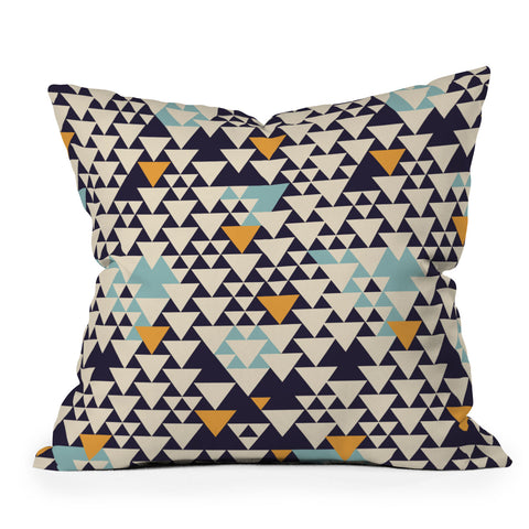 Florent Bodart Triangles and triangles Outdoor Throw Pillow