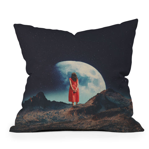 Frank Moth I am Here Waiting for You Outdoor Throw Pillow