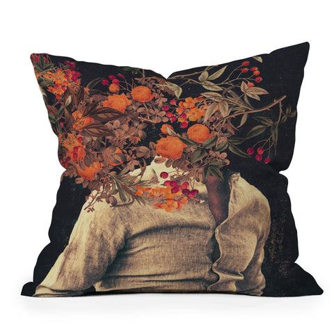 Frank Moth Roots by Frank Moth Outdoor Throw Pillow