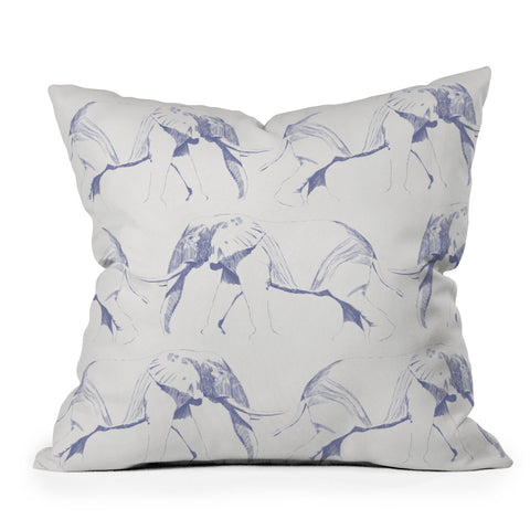 Gabriela Fuente The Elephant in the Room Outdoor Throw Pillow