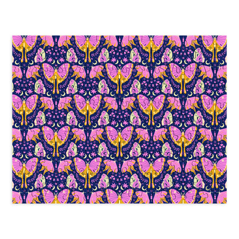 Gabriela Simon Purple Violet Luna Moths Puzzle
