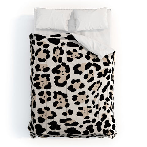 Gabriela Simon Snow Leopard Faux Comforter