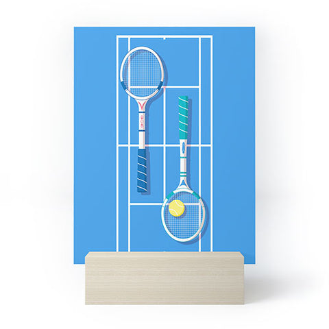 Gabriela Simon Tennis Retro Mini Art Print