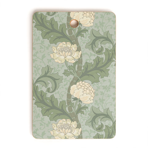 Gabriela Simon Vintage Floral Arts and Crafts Cutting Board Rectangle