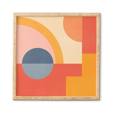 Gaite Abstract Geometric Shapes 31 Framed Wall Art