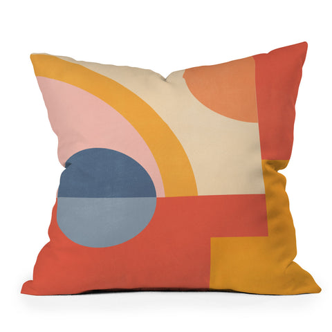 Gaite Abstract Geometric Shapes 31 Throw Pillow