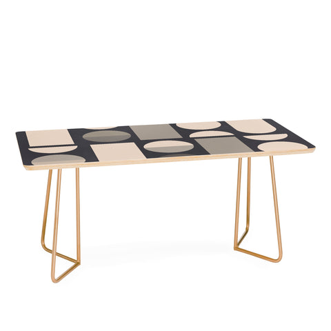 Gaite Abstract Geometric Shapes 73 Coffee Table
