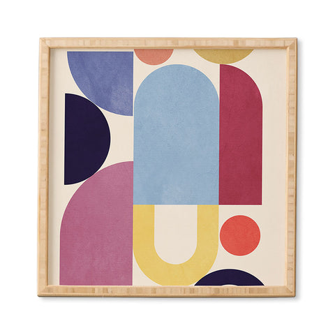 Gaite Abstract Shapes 55 Framed Wall Art