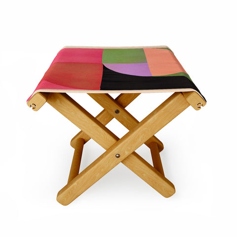 Gaite Abstract Shapes 61 Folding Stool