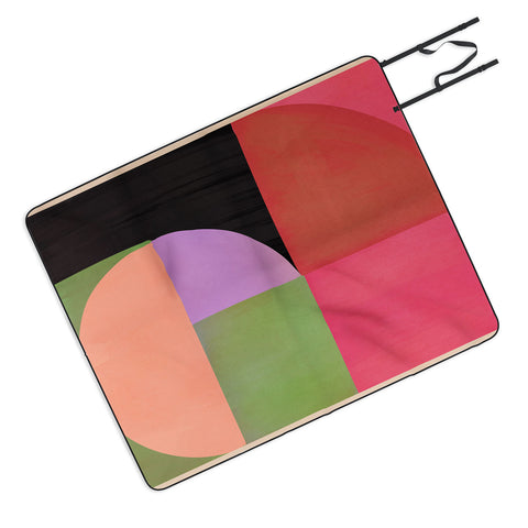 Gaite Abstract Shapes 61 Picnic Blanket