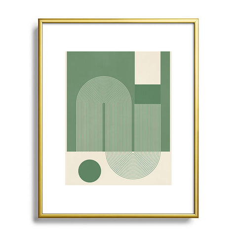 Gaite Abstract Shapes78 Metal Framed Art Print