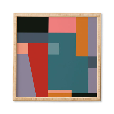 Gaite geometric abstract 252 Framed Wall Art