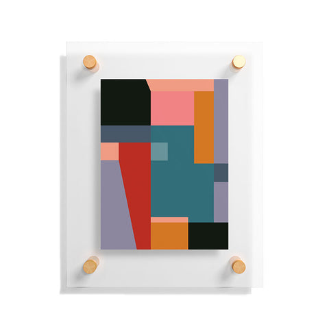 Gaite geometric abstract 252 Floating Acrylic Print
