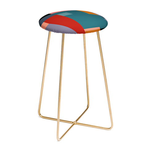 Gaite geometric abstract 252 Counter Stool