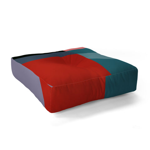 Gaite geometric abstract 252 Floor Pillow Square