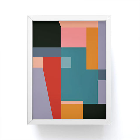 Gaite geometric abstract 252 Framed Mini Art Print
