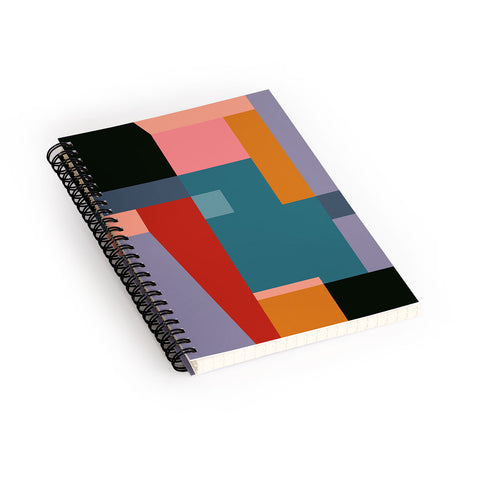 Gaite geometric abstract 252 Spiral Notebook