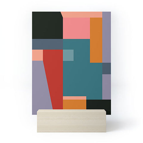 Gaite geometric abstract 252 Mini Art Print