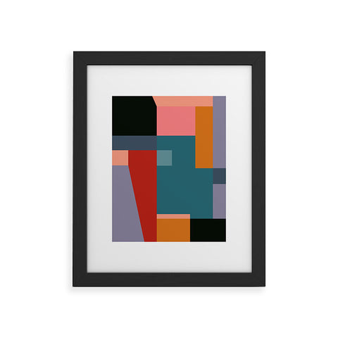 Gaite geometric abstract 252 Framed Art Print