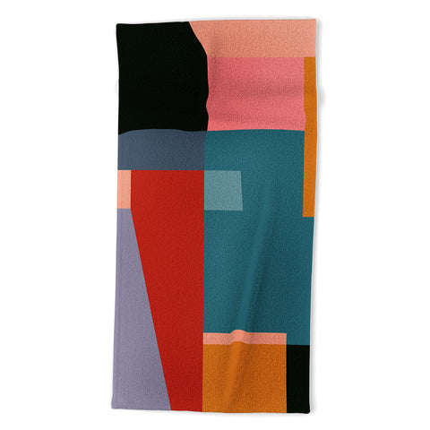 Gaite geometric abstract 252 Beach Towel